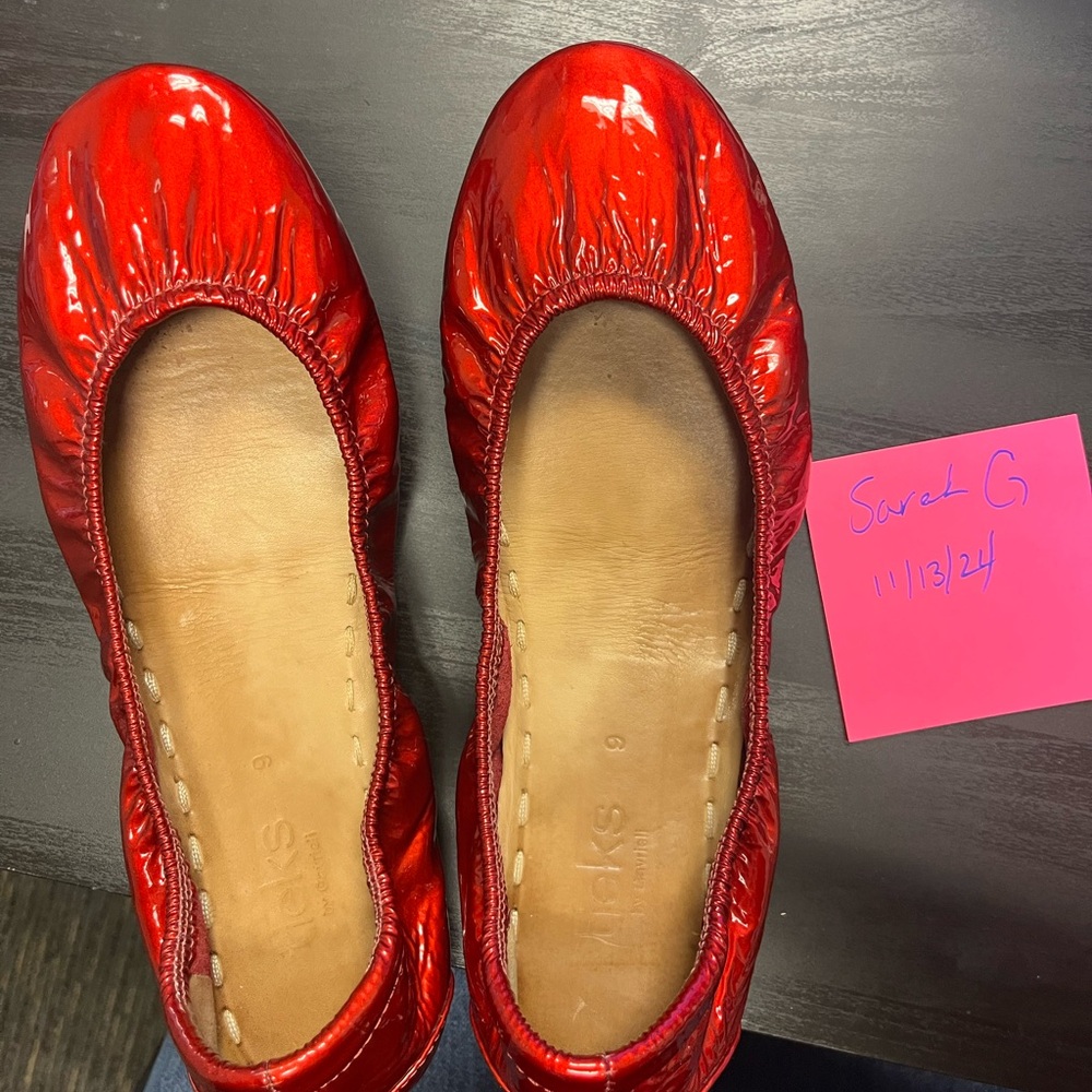 Tieks Vibrant Red Women's Flats